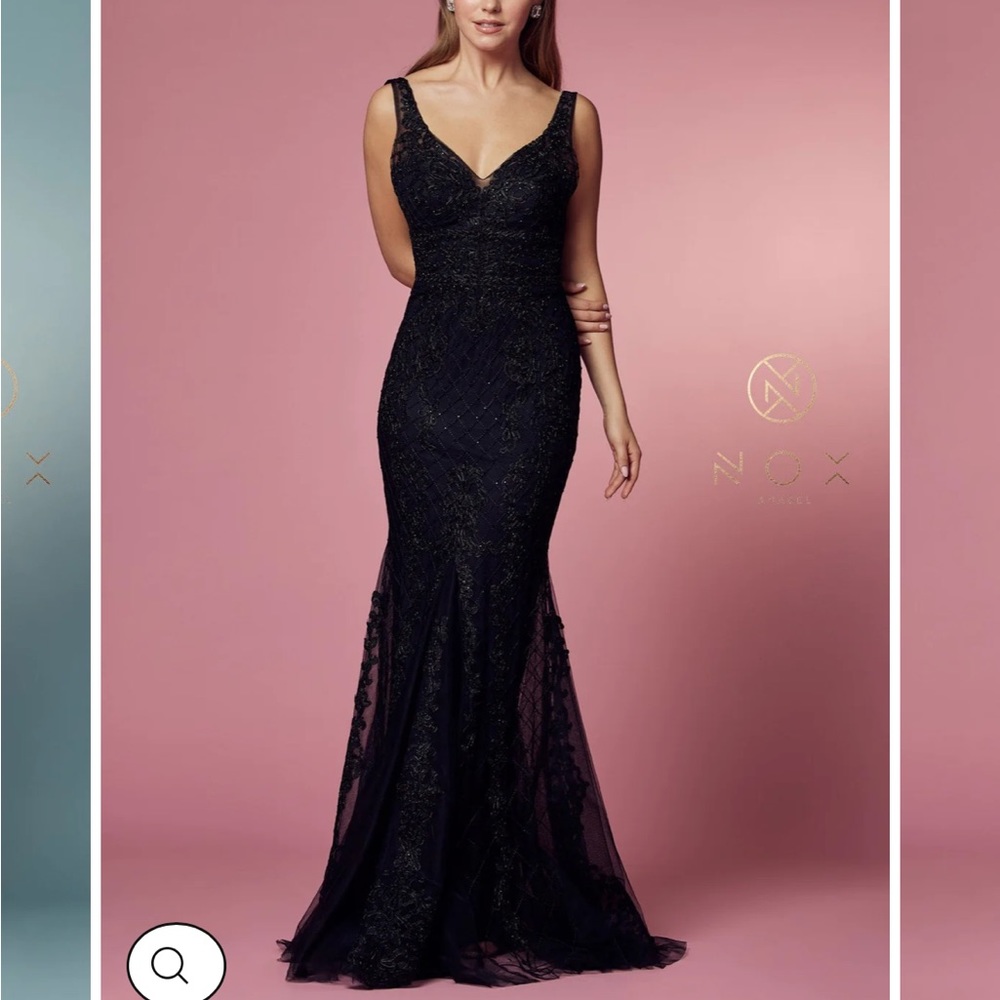 EMBROIDERED SLEEVELESS MERMAID DRESS BY NOX